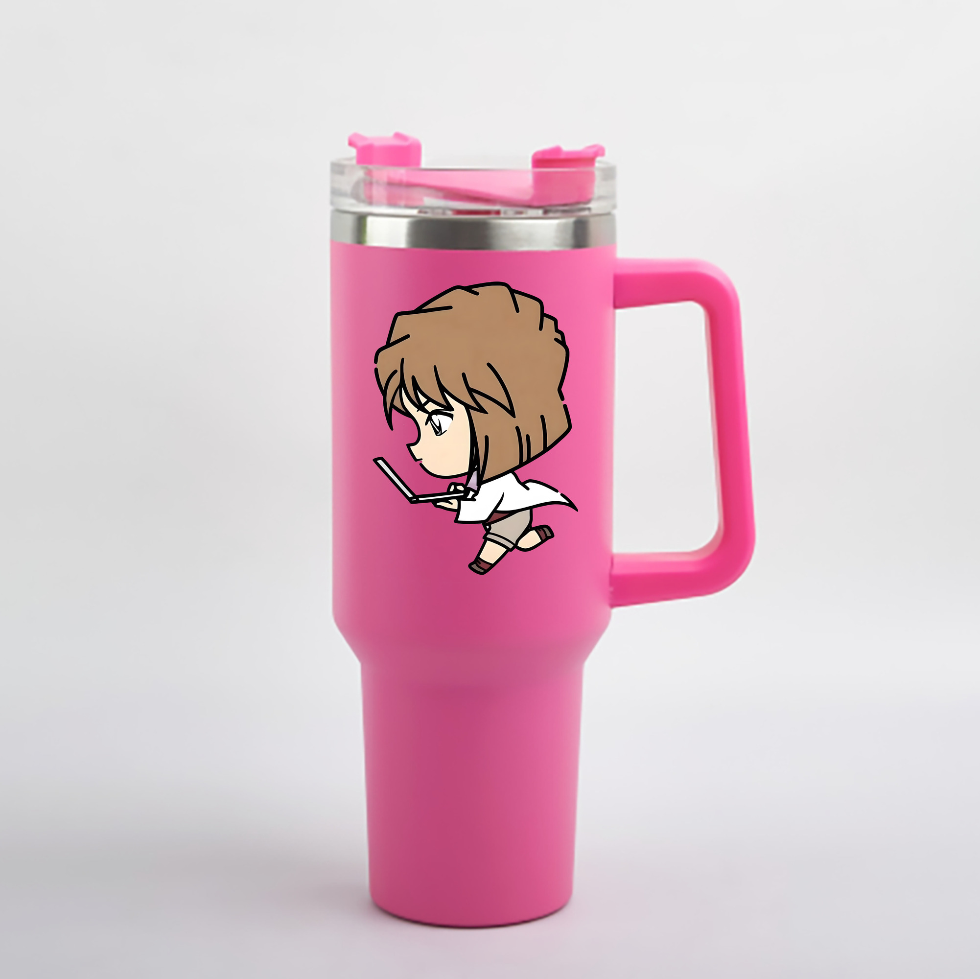 （画像用） 名探偵コナン 灰原 哀 はいばら あい Detective Conan Anita Hailey、Vi Graythorn Haibara Ai 1200mL車用タンブラー - クリスタルステッカー（プラスチックストロー付き）